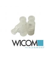 WICOM screw vial, PP (Polypropylen), 1,5ml, 32mm x 11.5mm, Cs/100, 9mm short thr...