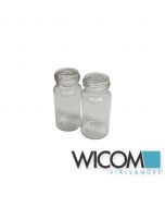 WICOM EPA-screw vials, 20ml, clear glass, 57.0 x 27,5mm, 24mm thread