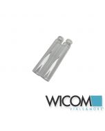 WICOM 24mm Schraubvial (EPA-Gewindeflaschen), Klarglas, 60ml, 140mm x 27,5mm, Pr...