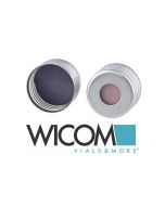 WICOM 18mm magn. screw cap, with hole Butyl red/PTFE grey, 55 shore A, 1,6mm SS ...