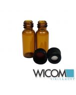 WICOM Combination pack, composed of 1,5 ml screw vials [10*WIC 41200], brown inc...