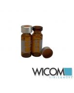 WICOM Combination pack, composed of N11 crimp vials, brown, with write-on patch ...