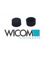 WICOM Closing cap, black, 18mm w/o septum