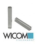 WICOM micro insert, 200µl, with flat bottom, 30 x 5mm, 5mm AD