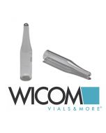 WICOM micro insert, 250µl volume; L=30mm, 6mm AD, 15mm tip, fits for 11mm crimp ...
