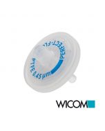 WICOM PERFECT-FLOW(r) syringe filter, PTFE Membrane, 0.45µm, 25mm, autoclavable...