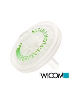 WICOM PERFECT-FLOW(r) syringe filter, Nylon membrane, 25mm 0,2µm, autoclavable