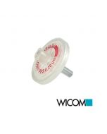 WICOM syringe filter 25mm 0.45µm PVDF with glass fiber pre filter